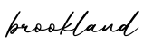 单词brookland书写