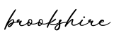 单词brookshire书写
