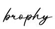 单词brophy书写