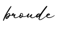 单词broude书写