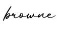 单词browne书写