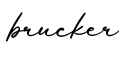单词brucker书写