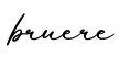 单词bruere书写