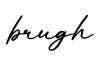 单词brugh书写