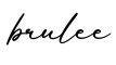 单词brulee书写