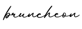 单词bruncheon书写