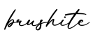 单词brushite书写