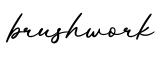 单词brushwork书写