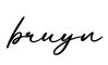 单词bruyn书写