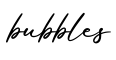单词bubbles书写