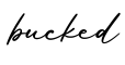 单词bucked书写