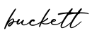 单词buckett书写