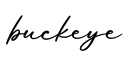 单词buckeye书写