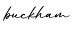 单词buckham书写