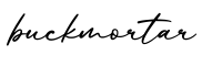 单词buckmortar书写