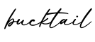 单词bucktail书写