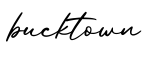 单词bucktown书写