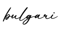 单词bulgari书写