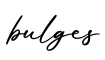 单词bulges书写
