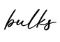 单词bulks书写
