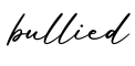 单词bullied书写