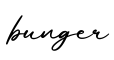单词bunger书写