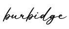 单词burbidge书写