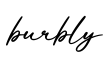 单词burbly书写