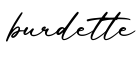 单词burdette书写