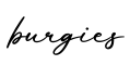 单词burgies书写