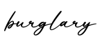 单词burglary书写