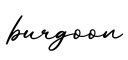 单词burgoon书写