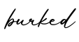 单词burked书写