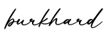 单词burkhard书写