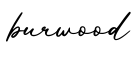 单词burwood书写