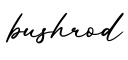 单词bushrod书写