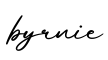 单词byrnie书写