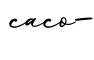 单词caco-书写
