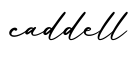 单词caddell书写