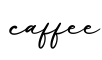 单词caffee书写