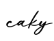 单词caky书写