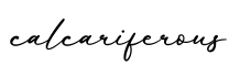 单词calcariferous书写