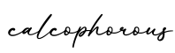 单词calcophorous书写