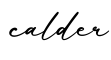 单词calder书写