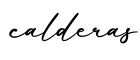 单词calderas书写