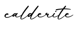 单词calderite书写