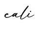 单词cali书写