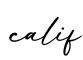 单词calif书写