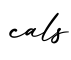 单词cals书写