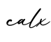 单词calx书写